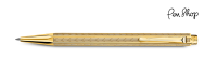 Caran d'Ache Ecridor Chevron / Gold-Plated Balpennen