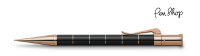 Graf von Faber-Castell Classic Anello Precious Black Resin / Rose Gold Plated Vulpotloden