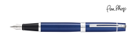 Sheaffer 300 Glossy Blue / Chrome Plated Vulpennen