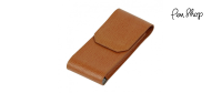 Laurige 714 - Triple Pen Case Pen Case / 714 / Gold Pen Etuis