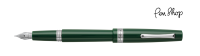 Montegrappa Armonia Britisch Racing Green / Resin / Chrome Plated Vulpennen
