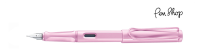 Lamy Safari Lightrose / Chrome Plated Vulpennen