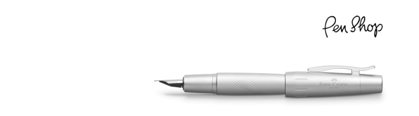 Faber-Castell E-motion Pure Silver Vulpennen