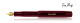 Burgundy / Gold Plated